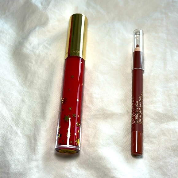 Estée Lauder lip gloss and lip liner combo - Picture 1 of 3